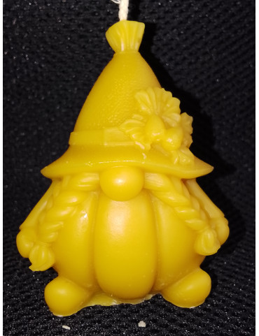 C476 Autumn Gnome with Long Braided Hair