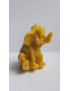 C016  Wax candle- sitting elephant