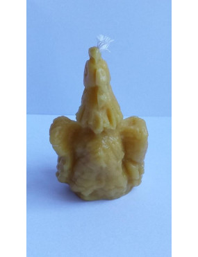 C017  Wax candle- small hen