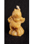 C012  Wax candle- Angel with gift