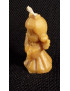 C012  Wax candle- Angel with gift