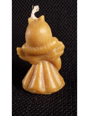 C012  Wax candle- Angel with gift