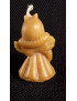 C012  Wax candle- Angel with gift