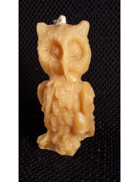 C022  Wax candle- owl