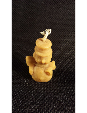 C034  Wax candle- snowman