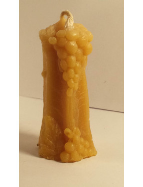 C006 Wax candle with grapes