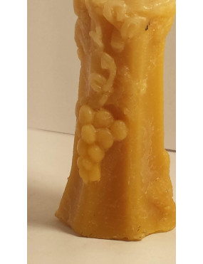 C006 Wax candle with grapes