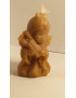 C012  Wax candle- Angel with gift