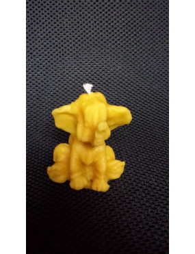 C016  Wax candle- sitting...